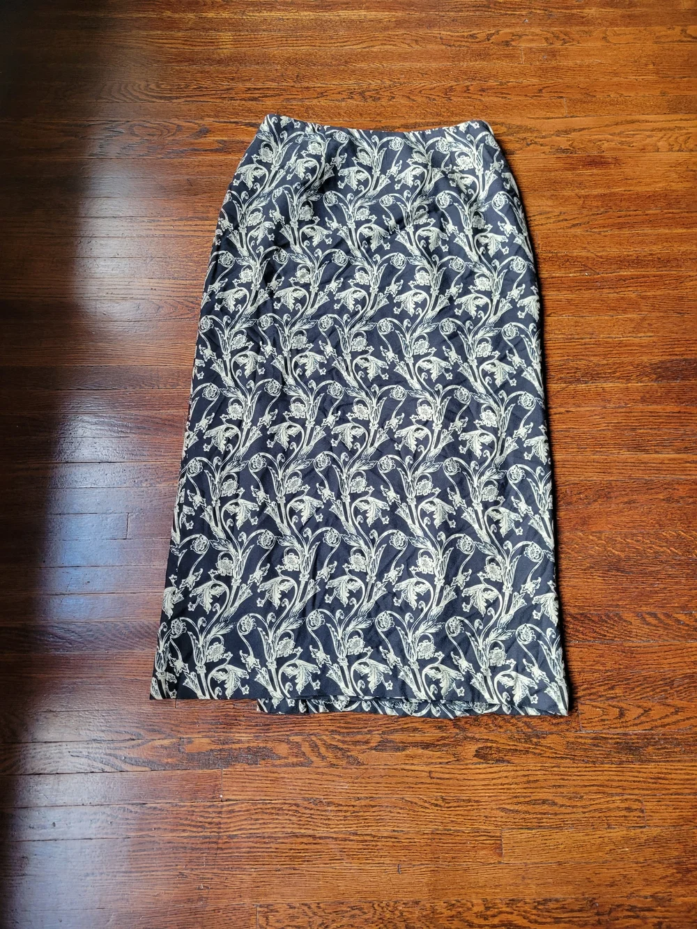 Talbots Women's Size 12 True Wrap Maxi Skirt Lined Casual Church Business Wear